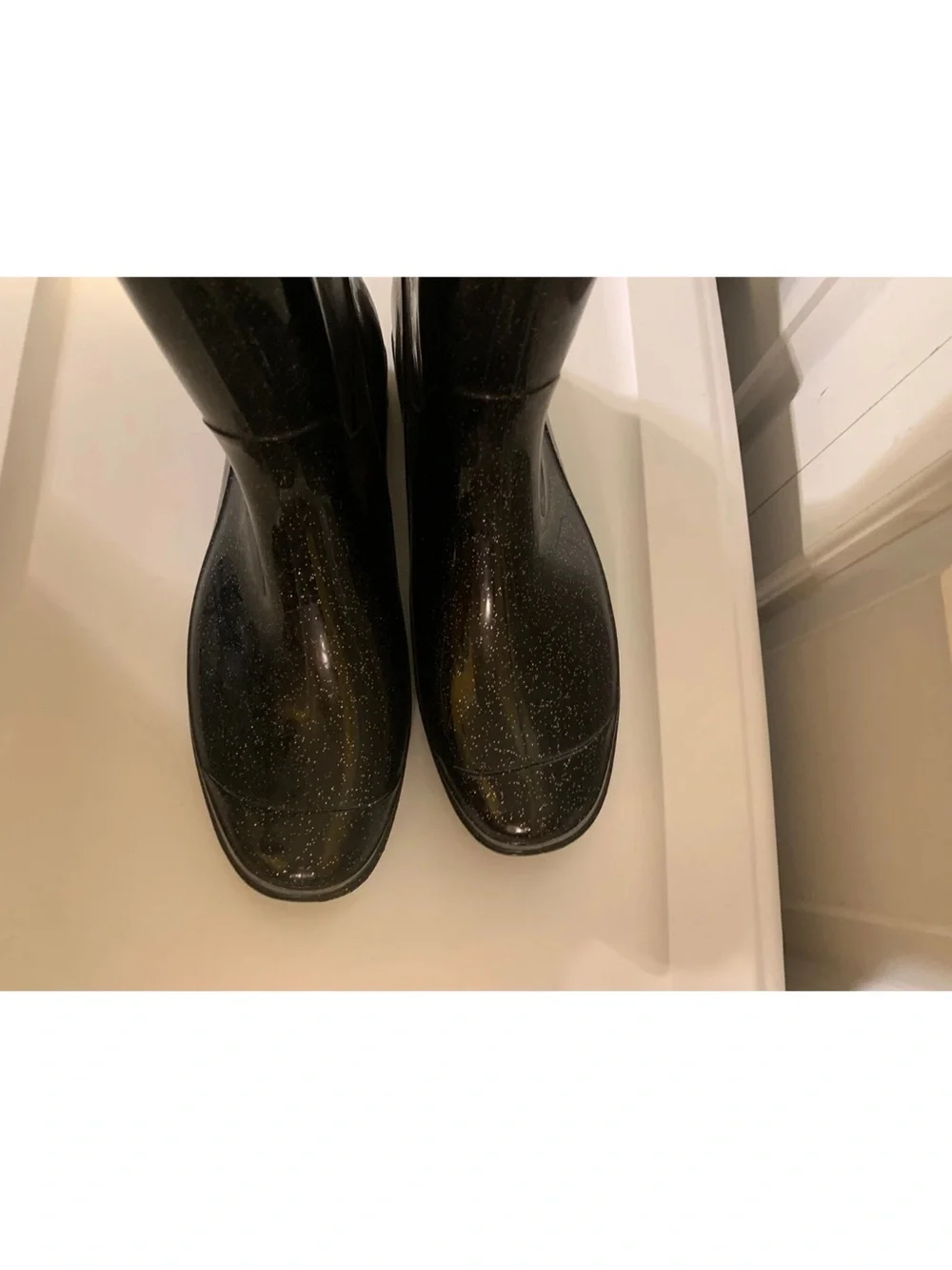 Capelli New York Women Sz 10 Boots Black Rubber Shoes